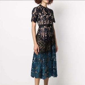 Self Portrait - Guipure lace - Size 4 - GUC